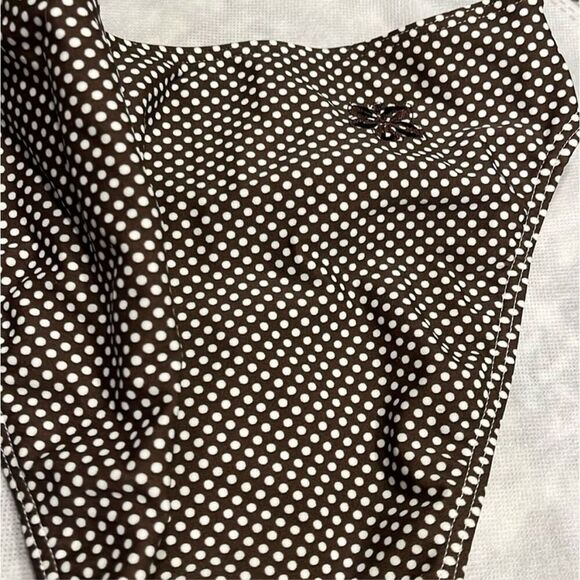 Hapari XS Brown White Polka Dot Classic Bikini Swim Bottoms UPF 50+ NWT Beach - Picture 6 of 7